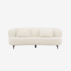 Venture Home – 3-sits soffa Luna – Vit – 3-sits soffor – Från Homeroom