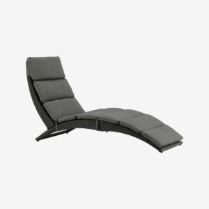 Venture Home – Archie Solsäng – Svart – Solstolar & solsängar – Från Homeroom