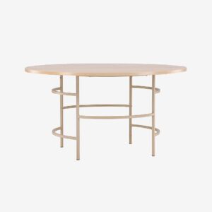 Venture Home – Copenhagen runt matbord – Beige – Matbord – Från Homeroom