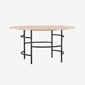 Venture Home – Copenhagen runt matbord – Svart – Matbord – Från Homeroom