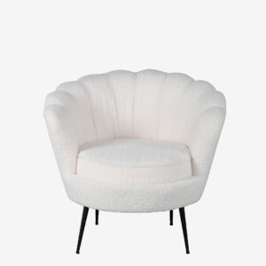 Venture Home – Fåtölj Calais – Vit – Fåtöljer – Från Homeroom
