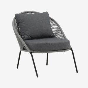 Venture Home – Fåtölj Lindos 2-pack – Grå – Utestolar & pallar – Från Homeroom