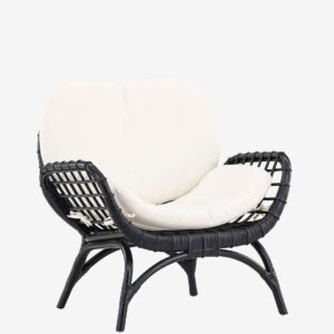 Venture Home – Fåtölj Moana – Svart – Utefåtöljer – Från Homeroom