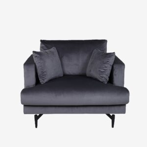 Venture Home – Fåtölj Sofia – Grå – Fåtöljer – Från Homeroom