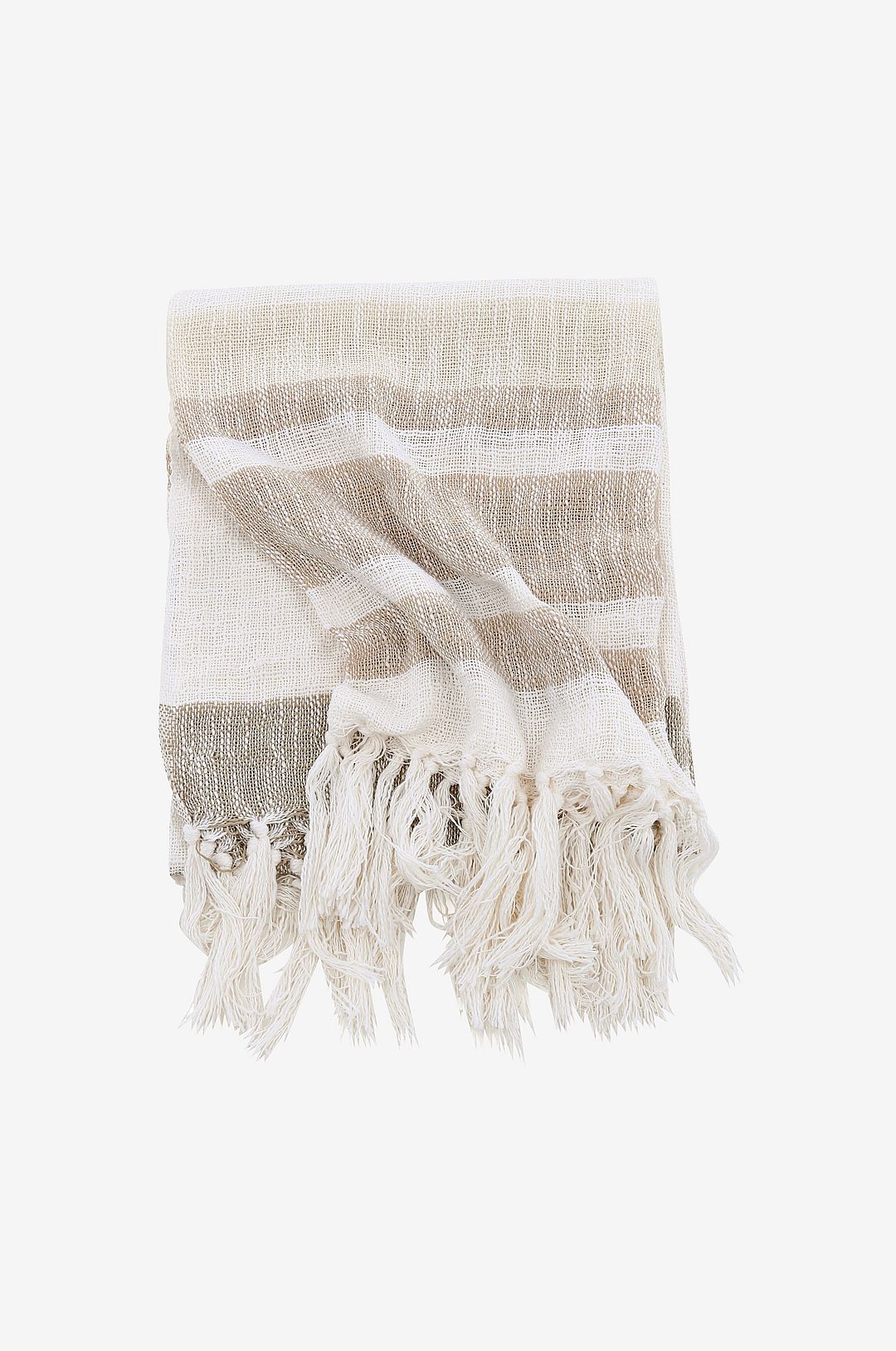 Venture Home – Filt Sandy – Vit – Filtar & plädar – Från Homeroom