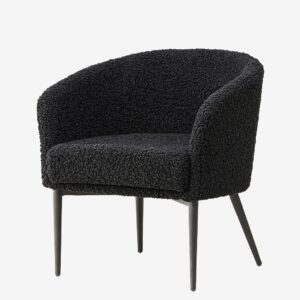 Venture Home – Fluffy Fåtölj – Svart – Fåtöljer – Från Homeroom