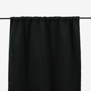 Venture Home – Gardin Evelyn 2-pack – Svart – Hanklängder – Från Homeroom