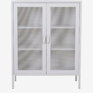 Venture Home – Lågt Vitrinskåp Malmby – Vit – Skåp – Från Homeroom