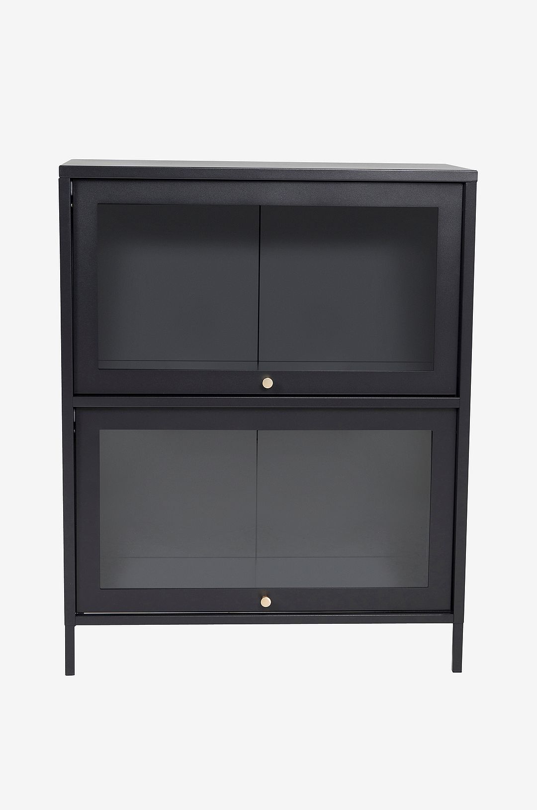 Venture Home – Lågt vitrinskåp Bonnie – Svart – Skåp – Från Homeroom