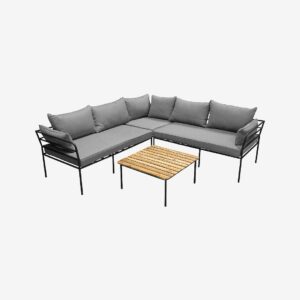 Venture Home – Lounge Set Penh – Svart – Loungesoffor – Från Homeroom