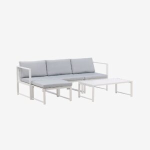 Venture Home – Lounge Set Salvador – Vit – Loungemöbler – Från Homeroom