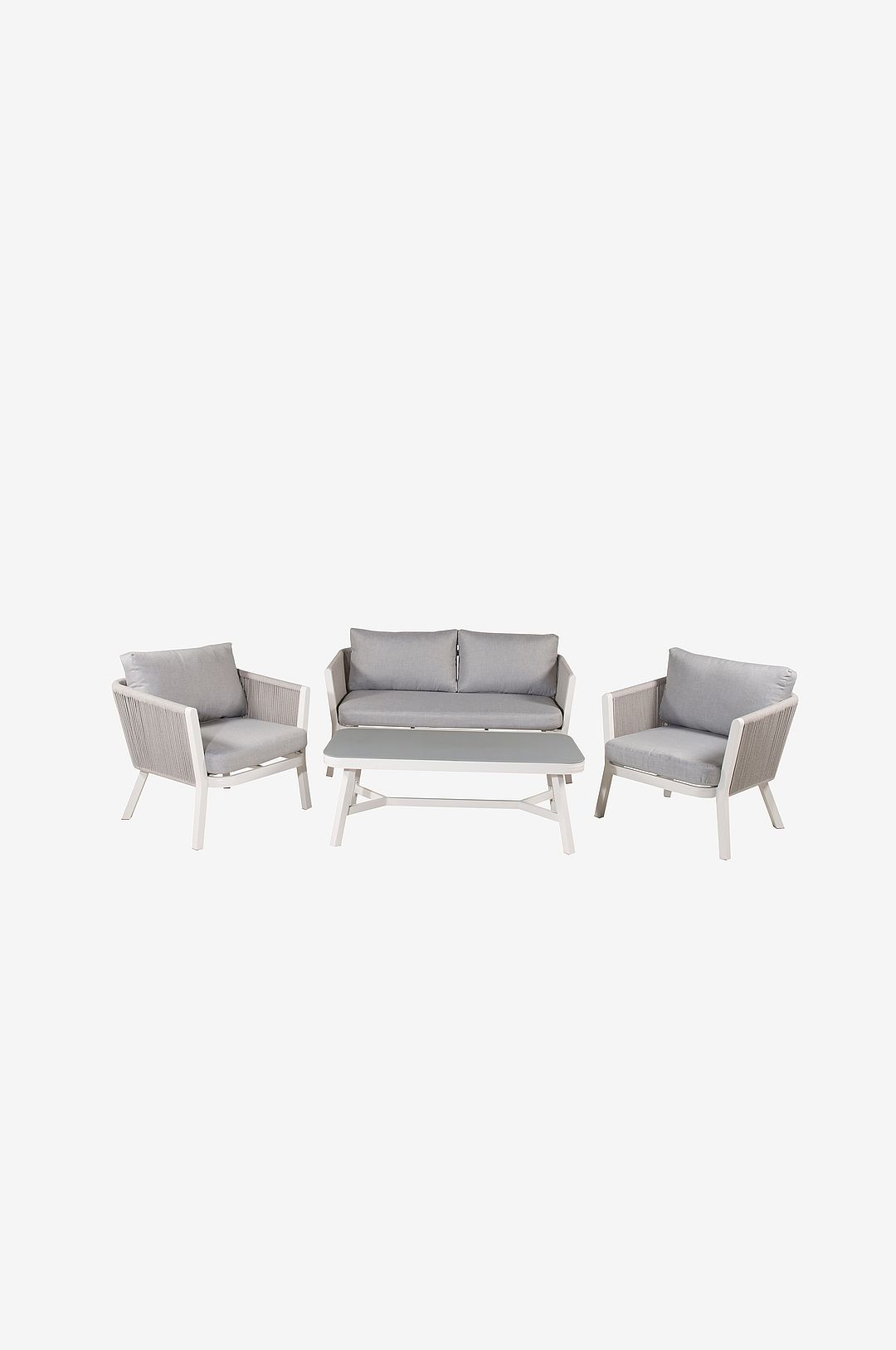 Venture Home – Lounge Set Virya – Vit – Loungemöbler – Från Homeroom
