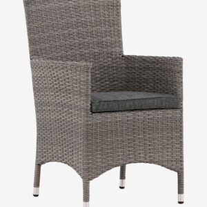 Venture Home – Malin, karmstol, 2pack – Grå – Matstolar – Från Homeroom