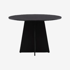 Venture Home – Matbord Bootcut Diameter: 110 – Svart – Matbord – Från Homeroom