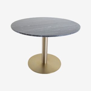 Venture Home – Matbord, Estelle Dia 106 cm – Mässing – Matbord – Från Homeroom