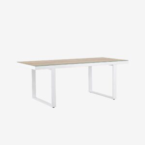 Venture Home – Matbord Merlo – Vit – Matbord utomhus – Från Homeroom