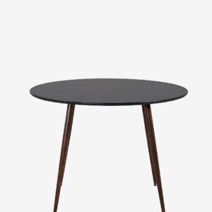 Venture Home – Matbord Pia, Dia 100 cm – Svart – Matbord – Från Homeroom