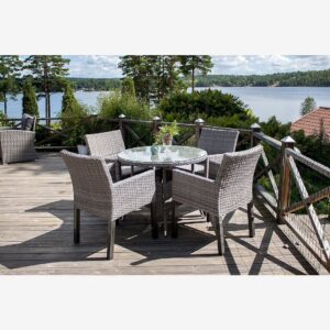 Venture Home – Matbord Volta – Grå – Matbord utomhus – Från Homeroom