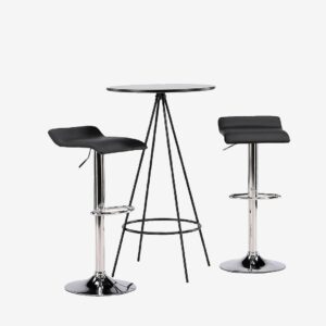 Venture Home – Matgrupp Bistro med 2st stolar Jonna – Svart – Matgrupp 2 personer – Från Homeroom