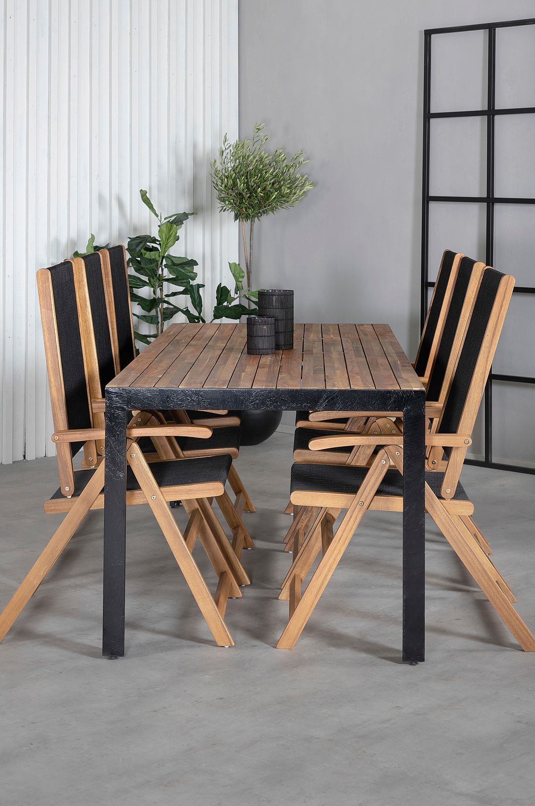 Venture Home – Matgrupp Bois med 6st matstolar Little John – Brun – Matgrupper – Från Homeroom