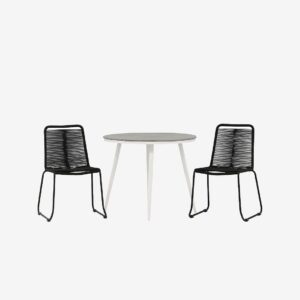 Venture Home – Matgrupp Break med 2st stolar Lindos – Grå – Matgrupper – Från Homeroom