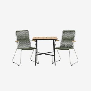 Venture Home – Matgrupp Holmbeck med 2 matstolar Bois – Natur – Matgrupper – Från Homeroom