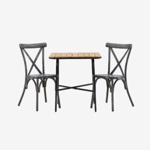 Venture Home – Matgrupp Holmbeck med 2st matstolar Tablas – Natur – Matgrupper – Från Homeroom