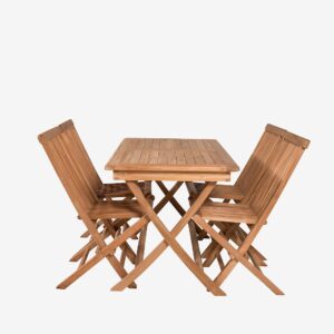 Venture Home – Matgrupp Kenya med 4st stolar Kenya – Brun – Matgrupper – Från Homeroom