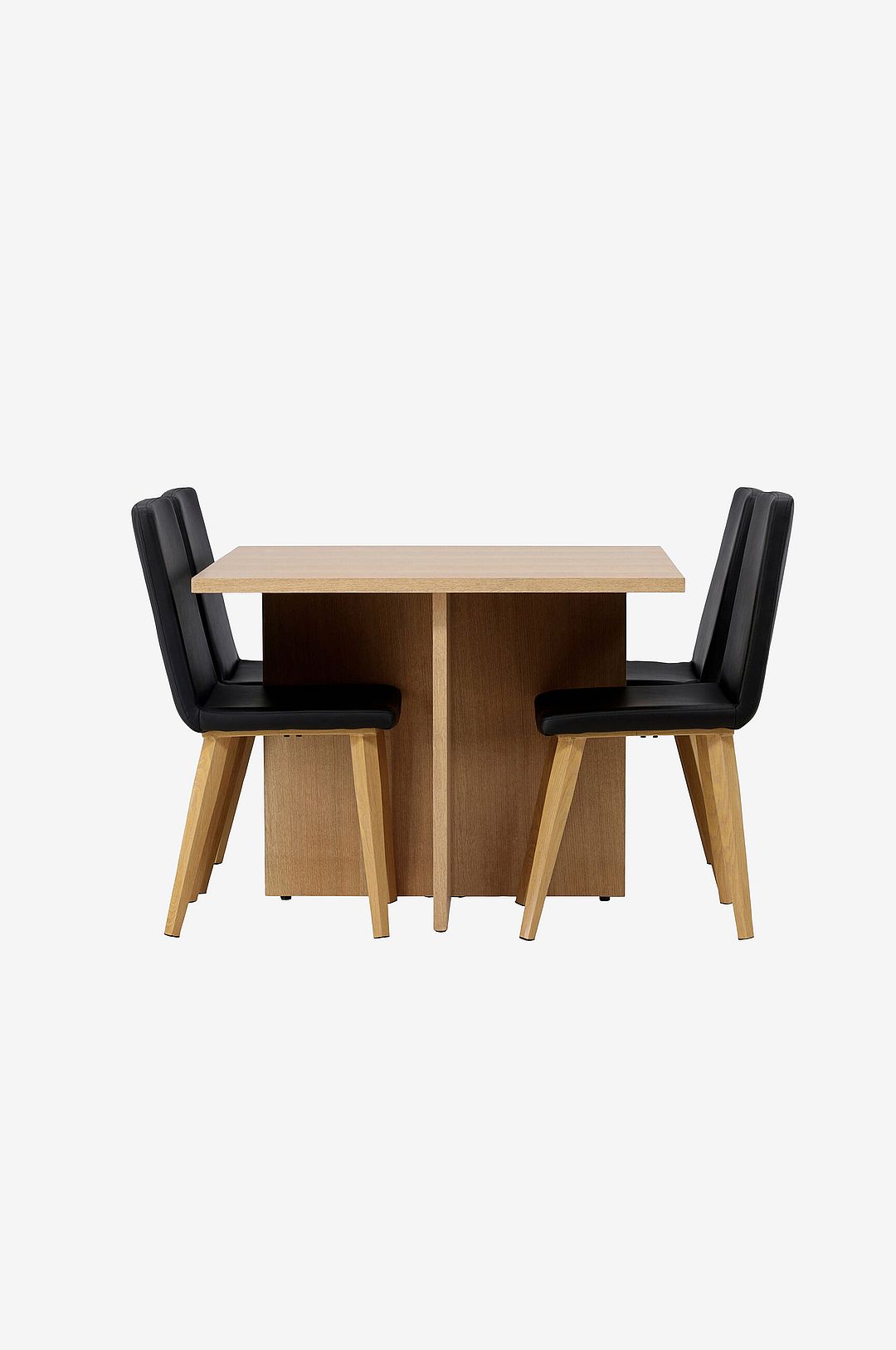 Venture Home – Matgrupp Leo med 4st stolar Today – Brun – Matgrupp 4 personer – Från Homeroom