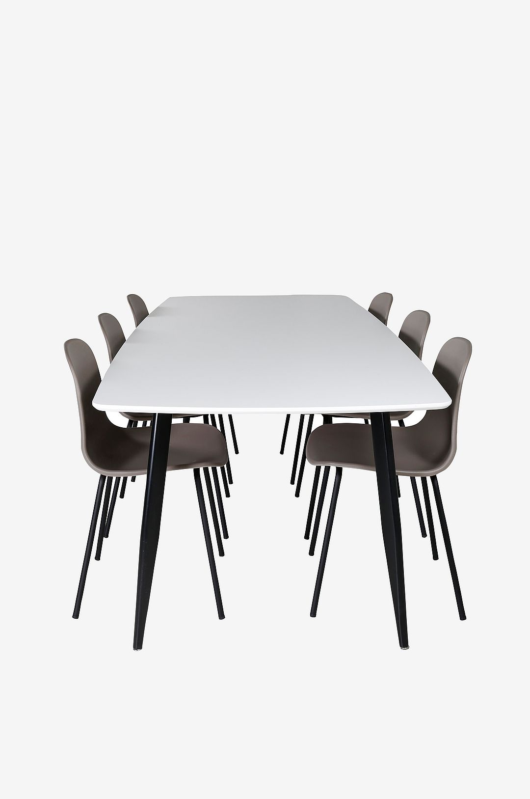 Venture Home – Matgrupp Polar med 6 stolar Arctic – Vit – Matgrupp 6 personer – Från Homeroom