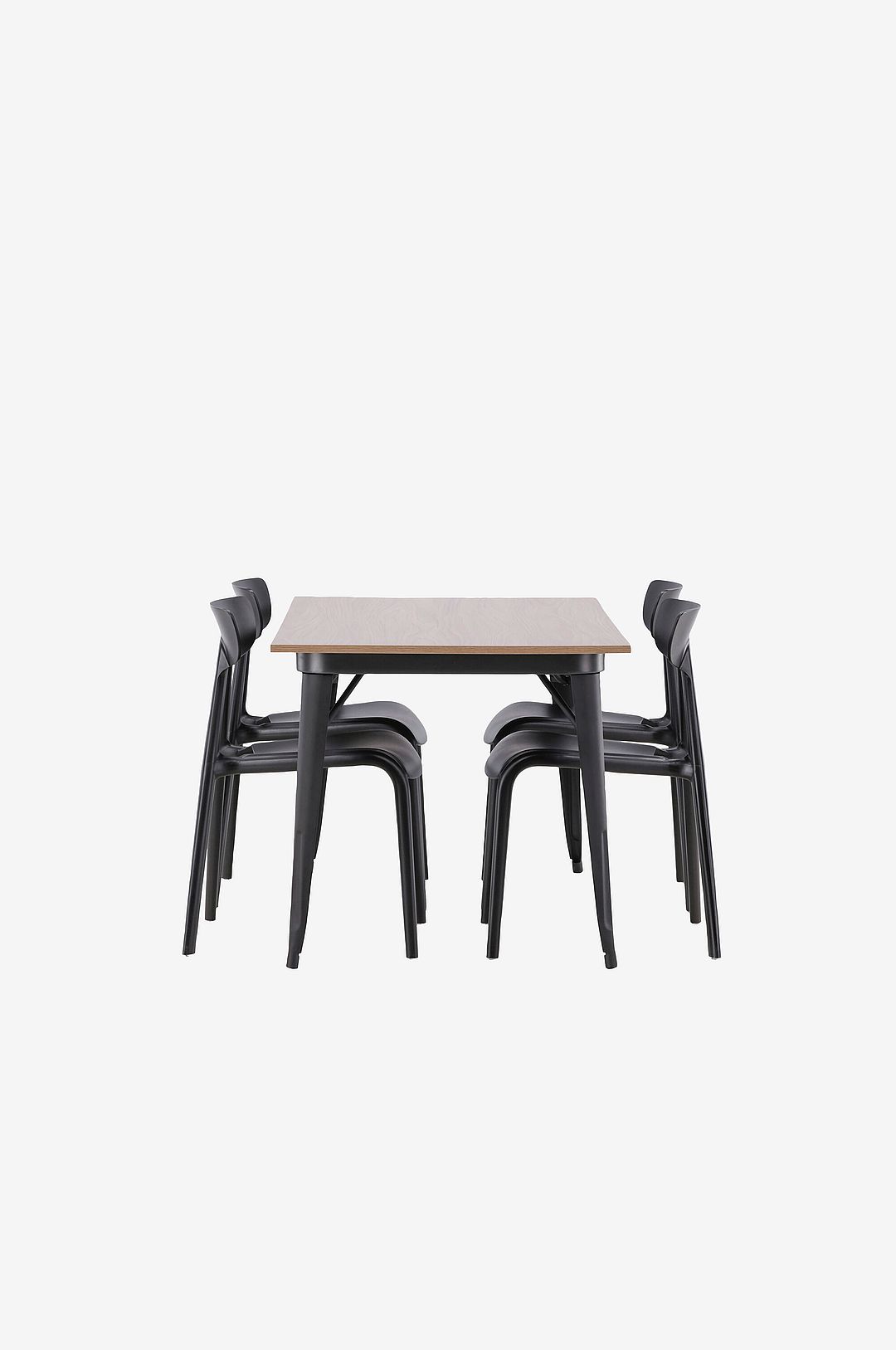 Venture Home - Matgrupp Tempe med 4st stolar Ursholmen - Brun - Matgrupp 4 personer - Från Homeroom