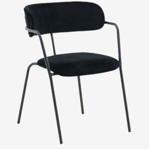 Venture Home – Matstol Arrow Sammet, 2-pack – Svart – Stolar – Från Homeroom