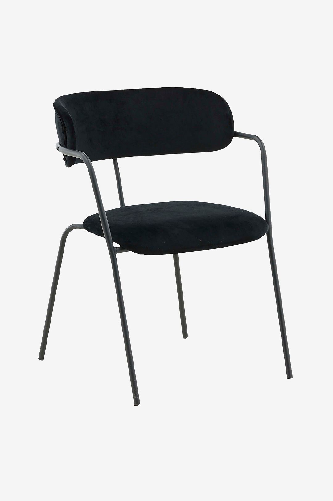 Venture Home – Matstol Arrow Sammet, 2-pack – Svart – Stolar – Från Homeroom