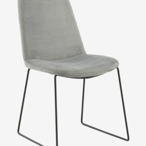 Venture Home – Matstol Muce Sammet, 2-pack – Grå – Stolar – Från Homeroom