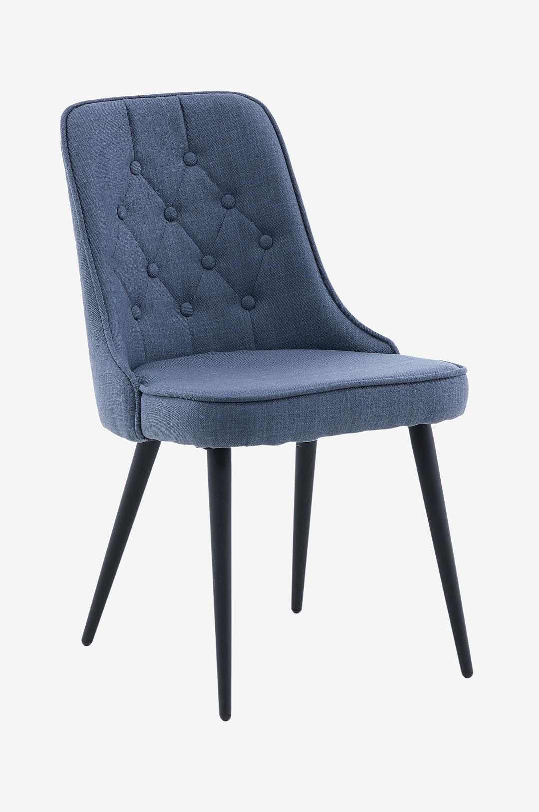 Venture Home – Matstol Valleta Delux tyg, 2-pack – Blå – Stolar – Från Homeroom