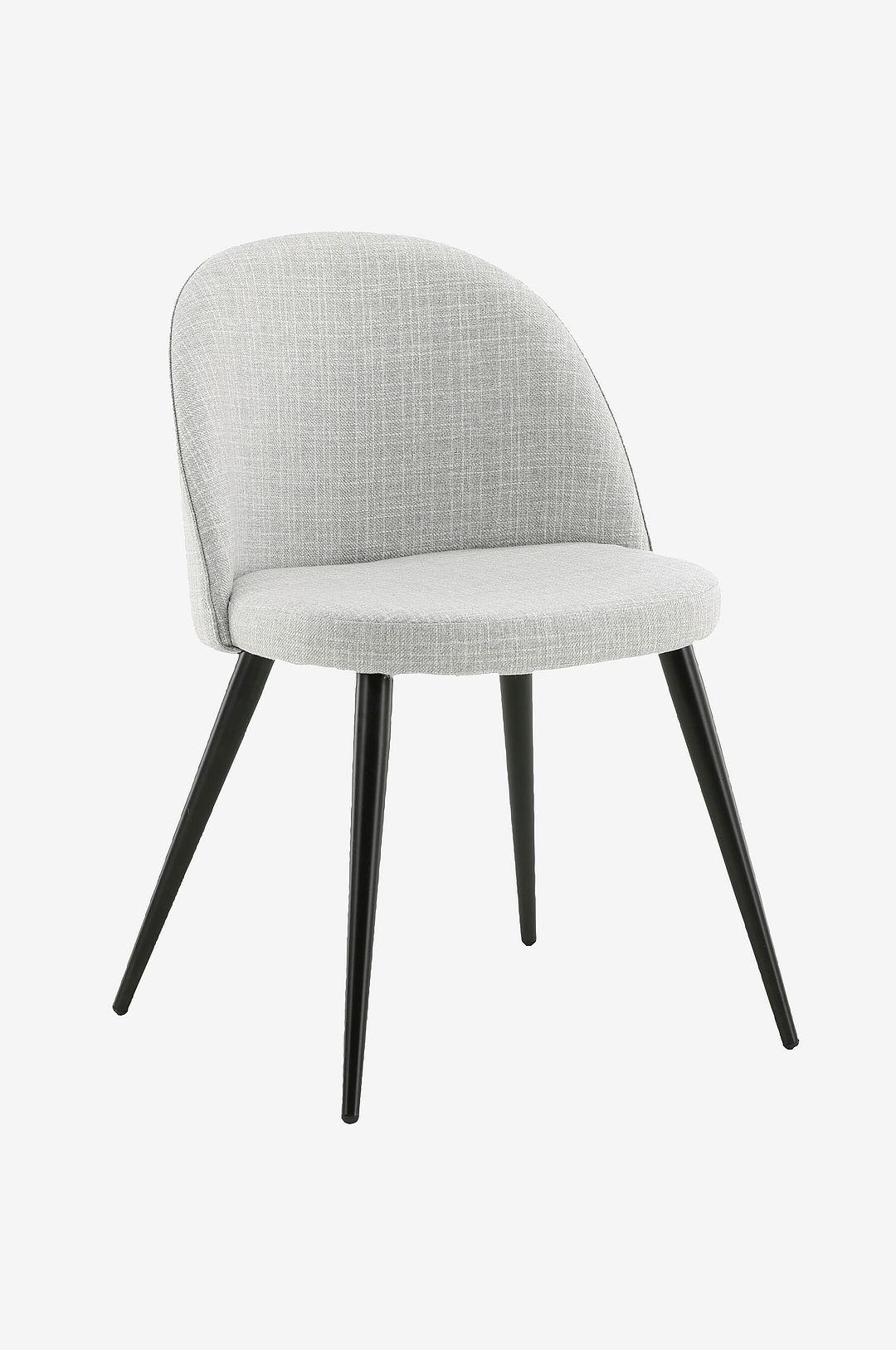 Venture Home – Matstol Valleta tyg, 2-pack – Grå – Stolar – Från Homeroom