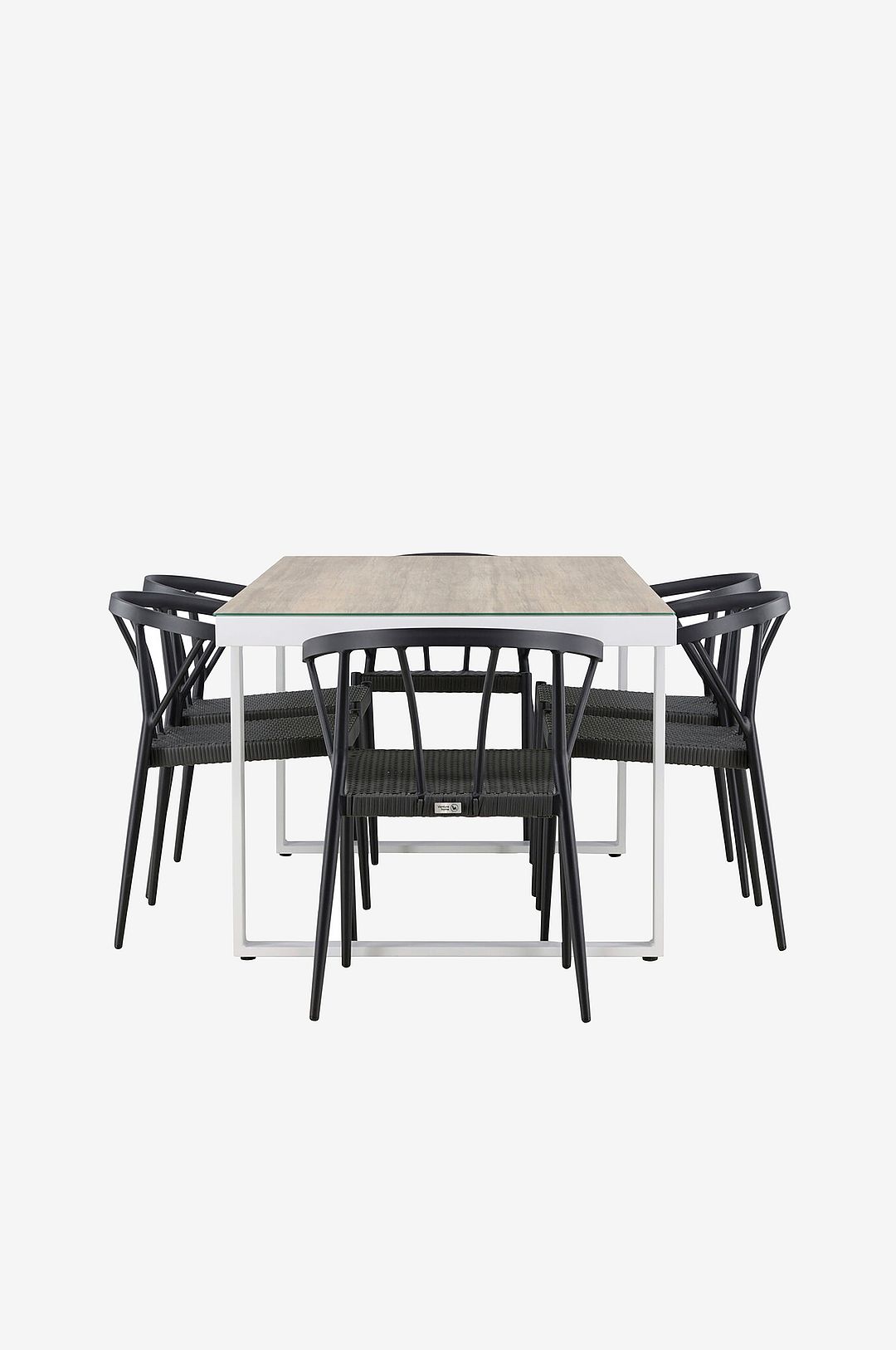 Venture Home – Merlo Matgrupp med stolar Stina – Svart – Matgrupper – Från Homeroom