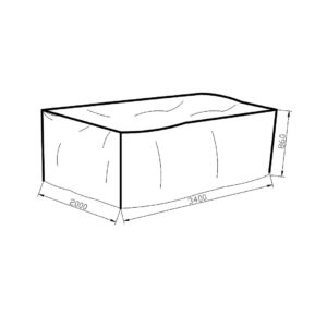 Venture Home – Möbelskydd 200*340*86 grå – Grå – Möbelskydd – Från Homeroom