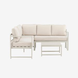 Venture Home – Salvador Hörnsoffa – Beige – Trädgårdssoffor – Från Homeroom