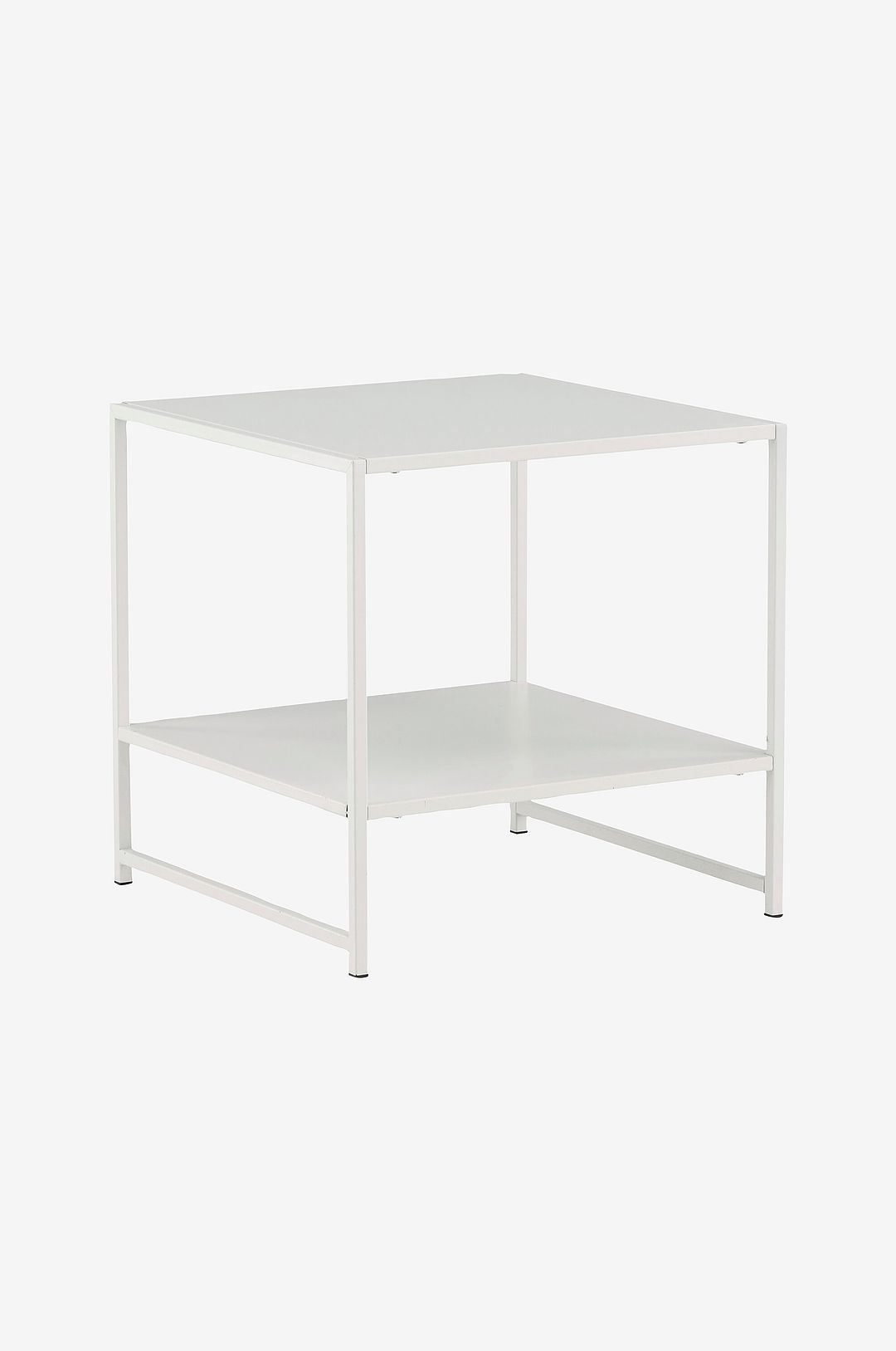 Venture Home - Sidobord Sila, 51 x 51 cm - Vit - Småbord - Från Homeroom