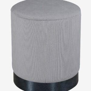 Venture Home – Sittpuff Benji – Grå – Fotpallar & puffar – Från Homeroom