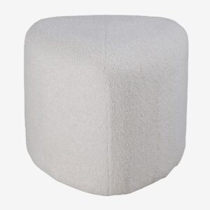 Venture Home – Sittpuff Peg – Vit – Fotpallar & puffar – Från Homeroom