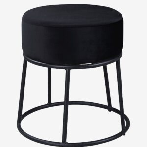 Venture Home – Sittpuff Petra – Svart – Fotpallar & puffar – Från Homeroom