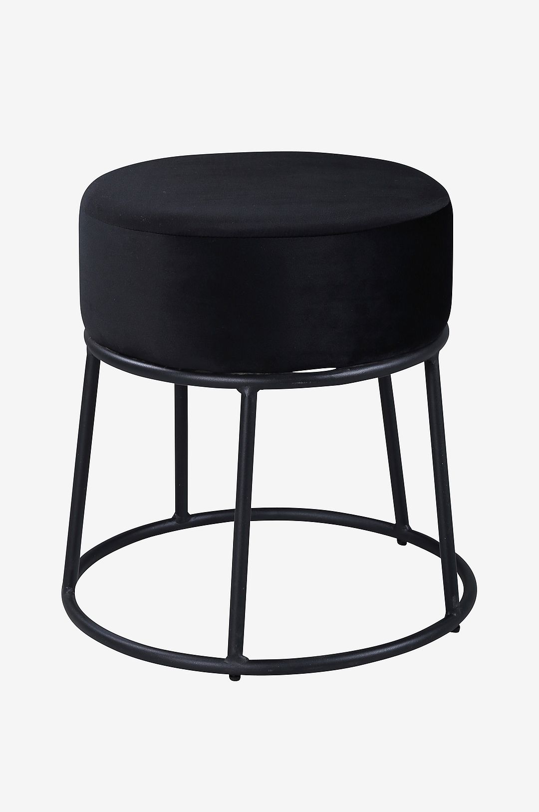 Venture Home – Sittpuff Petra – Svart – Fotpallar & puffar – Från Homeroom