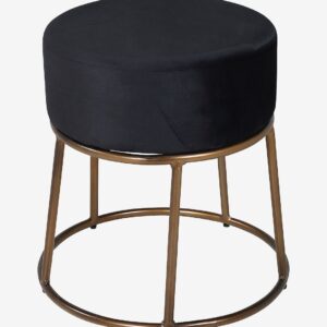 Venture Home – Sittpuff Petra – Svart – Fotpallar & puffar – Från Homeroom