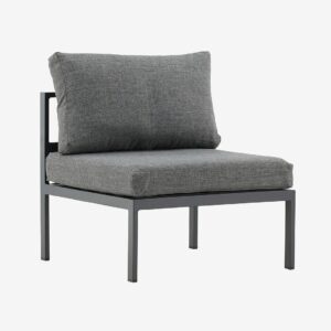 Venture Home – Soff – Mittdel Cassie – Svart – Soffmoduler – Från Homeroom