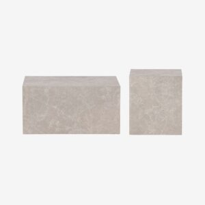 Venture Home – Soffbord York 2-pack – Beige – Soffbord – Från Homeroom