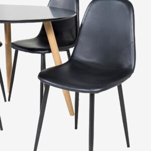 Venture Home – Stol Polar 2-pack – Svart – Stolar – Från Homeroom