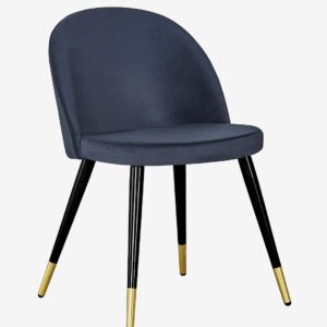 Venture Home – Stol Velvet Mässing 2-pack – Svart – Stolar – Från Homeroom