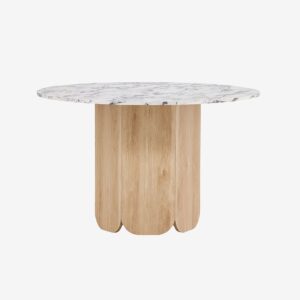 Venture Home – Tekla runt matbord – Grå – Matbord – Från Homeroom